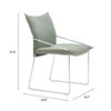 Zuo Modern Pola Dining Chair (Set of 2) Green