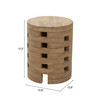 Zuo Modern Mado Side Table Natural