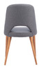 Zuo Modern Leith Dining Chair (Set of 2) Gray
