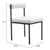 Zuo Modern Livorno Dining Chair Ivory