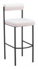Zuo Modern Livorno Barstool (Set of 2) Ivory