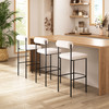 Zuo Modern Livorno Barstool (Set of 2) Ivory