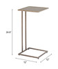 Zuo Modern Ringen Side Table Bronze