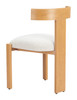 Zuo Modern Tiana Dining Chair Natural & Beige