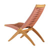 Zuo Modern Rova Lounge Chair Terracotta