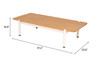 Zuo Modern Lychee Coffee Table Natural