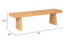 Zuo Modern Nimone Bench Natural