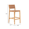Zuo Modern Mizuya Barstool Brown