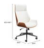 Zuo Modern Flex High Back Office Chair White