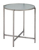 Zuo Modern Vetro Side Table Silver