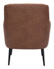 Zuo Modern Tasmania Accent Chair Vintage Brown