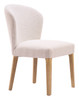 Zuo Modern Mondstein Dining Chair (Set of 2) Ivory