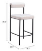 Zuo Modern Livorno Counter Stool (Set of 2) Ivory