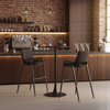 Zuo Modern Desi Barstool (Set of 2) Black