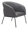 Zuo Modern Quinten Accent Chair Vintage Gray