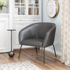Zuo Modern Quinten Accent Chair Vintage Gray