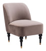 Zuo Modern Bintulu Accent Chair Taupe