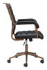 Zuo Modern Auction Office Chair Vintage Black