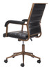 Zuo Modern Auction Office Chair Vintage Black