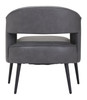 Zuo Modern Berkeley Accent Chair Vintage Gray