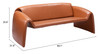 Zuo Modern Horten Sofa Brown