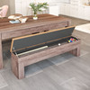 Zuo Modern Bonker Storage Bench (Set of 2) Brown