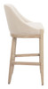 Zuo Modern Calmo Barstool Beige