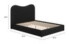 Zuo Modern Sele Queen Bed Black