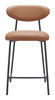 Zuo Modern Rorun Counter Stool (Set of 2) Brown