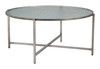 Zuo Modern Vetro Coffee Table Silver