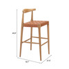 Zuo Modern Bandani Barstool Tan