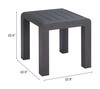 Zuo Modern Rolig Side Table Black