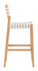 Zuo Modern Mizuya Barstool White