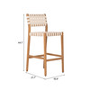 Zuo Modern Mizuya Barstool White