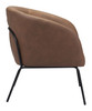Zuo Modern Quinten Accent Chair Vintage Brown