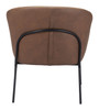 Zuo Modern Quinten Accent Chair Vintage Brown