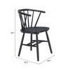 Zuo Modern Stenger Dining Chair (Set of 2) Black