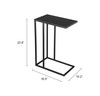 Zuo Modern Atom Side Table Black