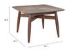Zuo Modern Silea Square Dining Table Espresso