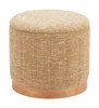 Zuo Modern Fije Storage Ottoman Oat Yellow