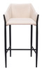 Zuo Modern Andover Barstool Beige