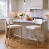 Zuo Modern Aurea Barstool (Set of 2) Light Gray