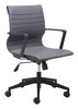 Zuo Modern Stacy Office Chair Dark Gray