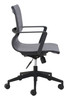 Zuo Modern Stacy Office Chair Dark Gray