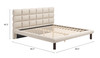 Zuo Modern Placid King Bed Beige