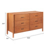 Zuo Modern Beleza Dresser Walnut