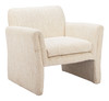 Zuo Modern Dobra Accent Chair Oatmeal Beige