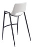 Zuo Modern Desi Barstool (Set of 2) White