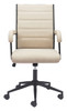 Zuo Modern Auction Office Chair Beige