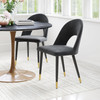 Zuo Modern Menlo Dining Chair (Set of 2) Black